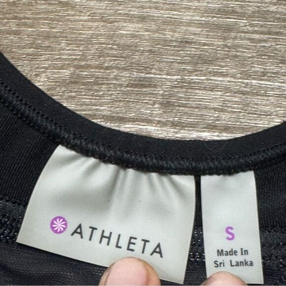 Athleta Black Athletic Tank Top Size Small - Picture 5 of 8